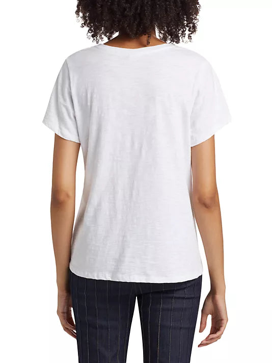 Cinq a Sept-Multi Merci Tee-White/Black