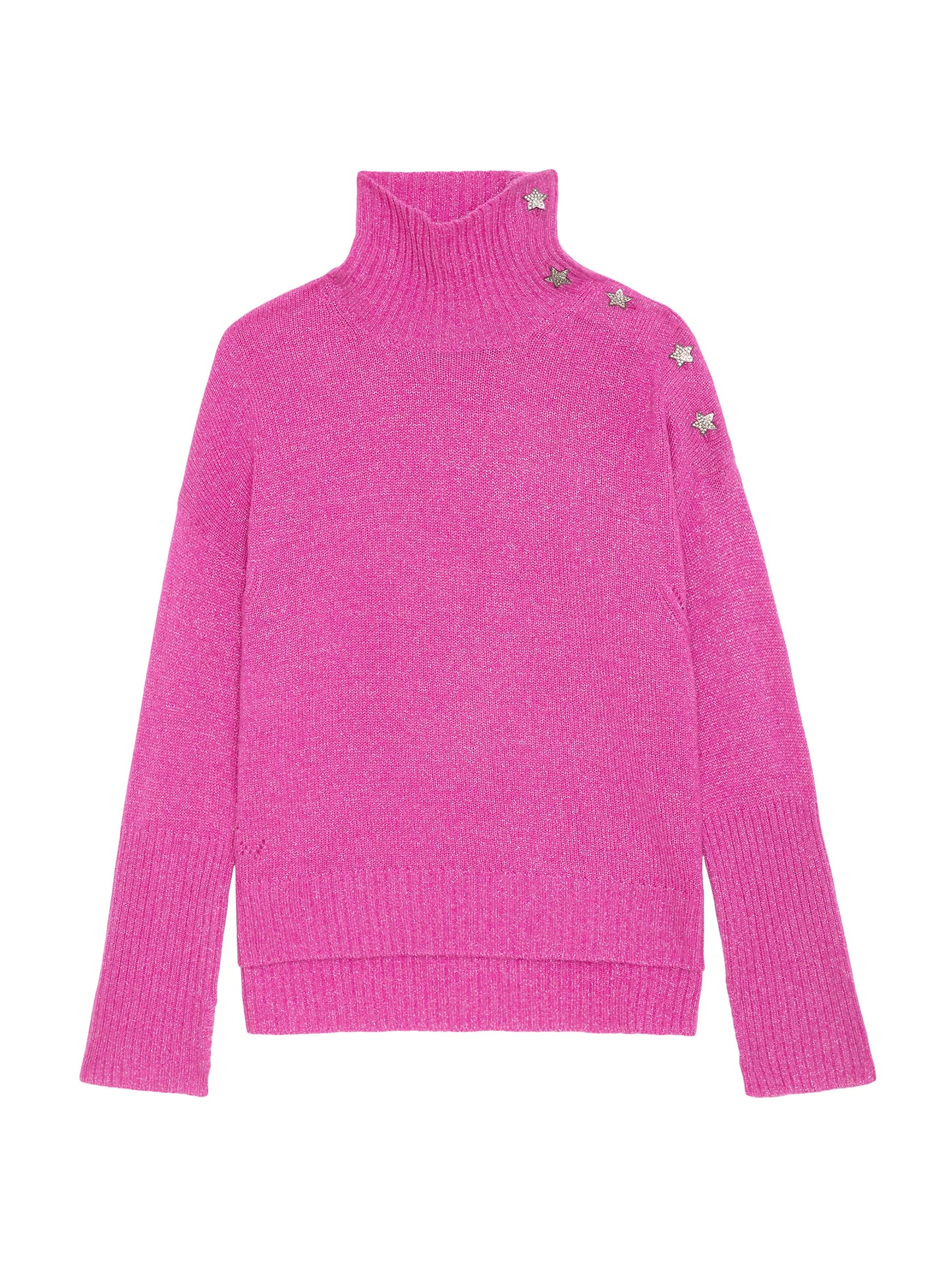 Zadig & Voltaire-Alma Jewelled Cashmere Sweater in Clematis