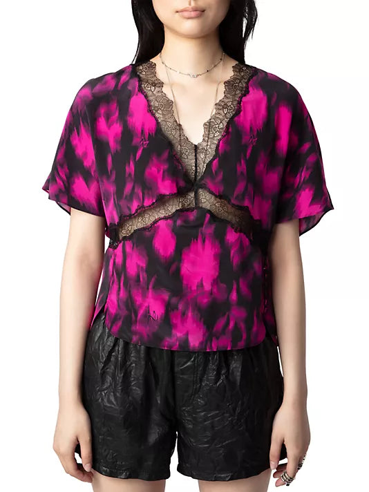 Zadig & Voltaire - Tzar Silk Top - Black