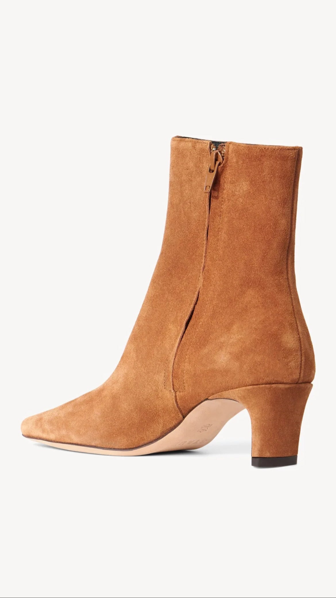 Staud- Wally Ankle Boot- Tan Suede