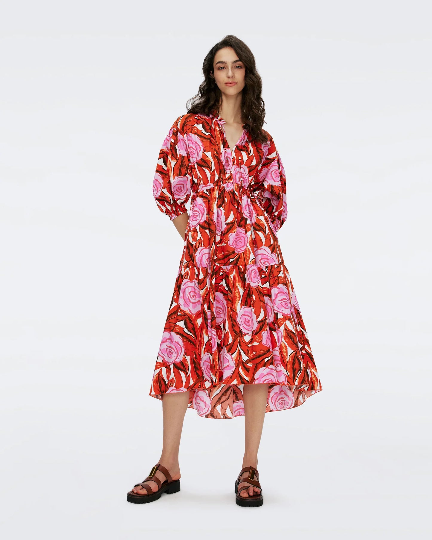 DVF - Artie Dress - Palm Floral