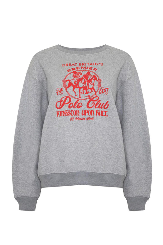 Hunter Bell - Polo Club Sweatshirt - Heather Grey