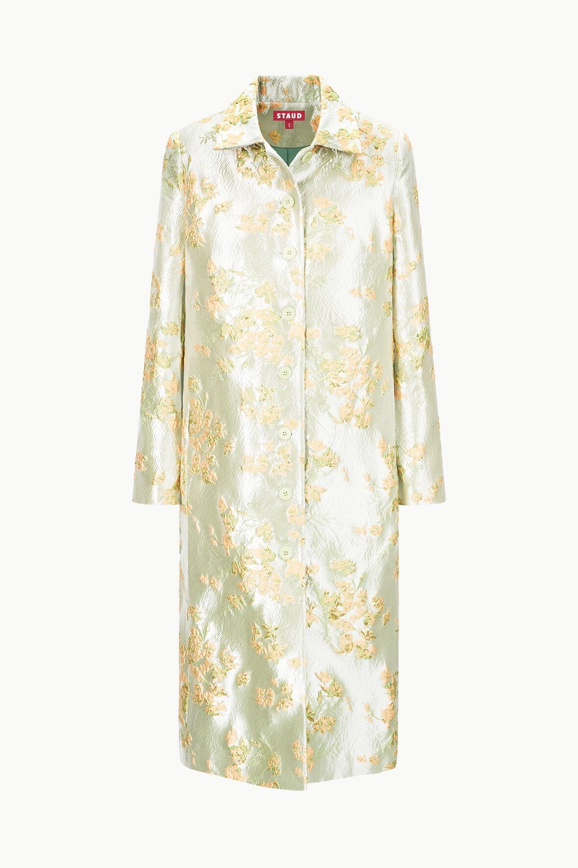 STAUD ANTOINETTE COAT METALLIC BLOOM