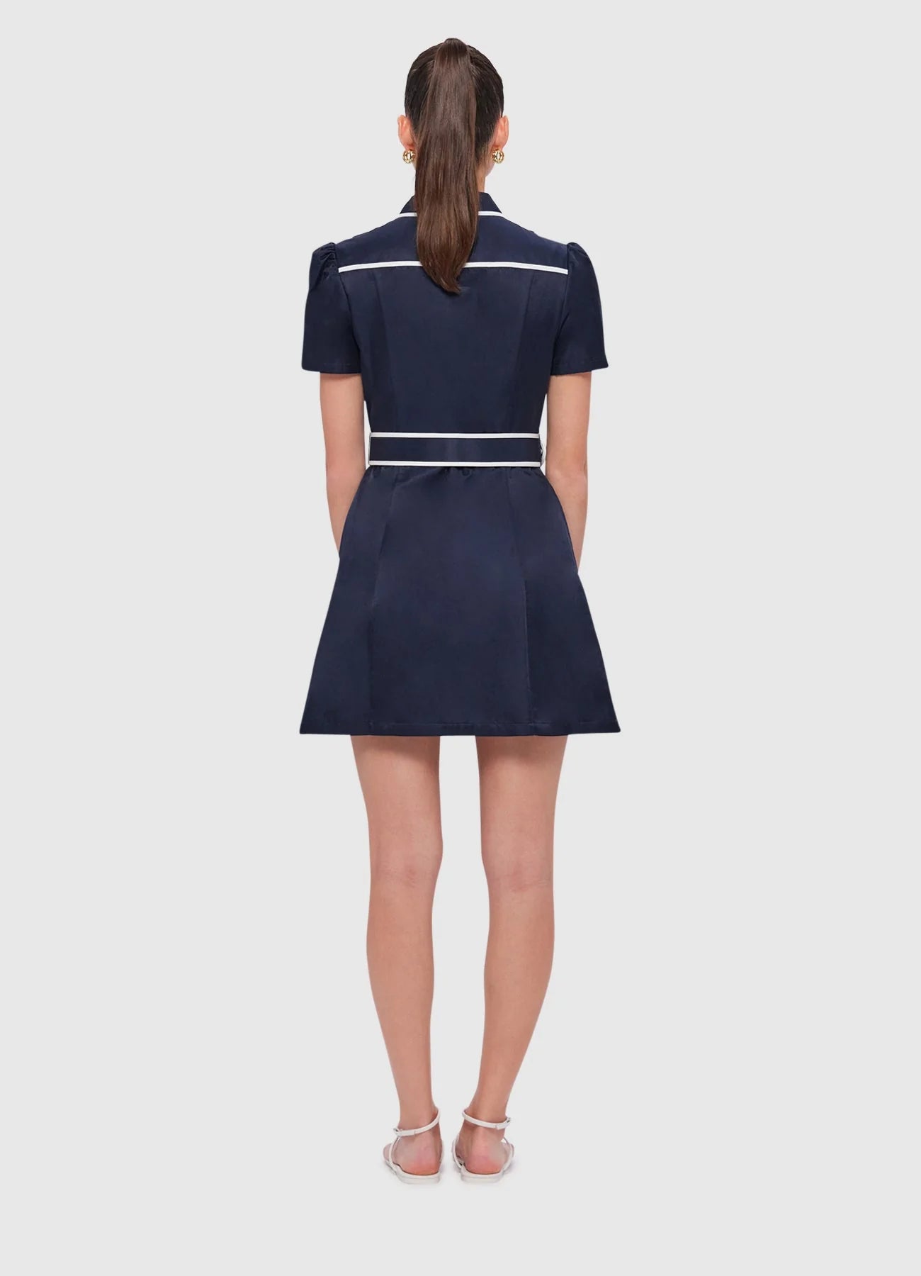 Leo Lin - Spencer Shirt Mini Dress