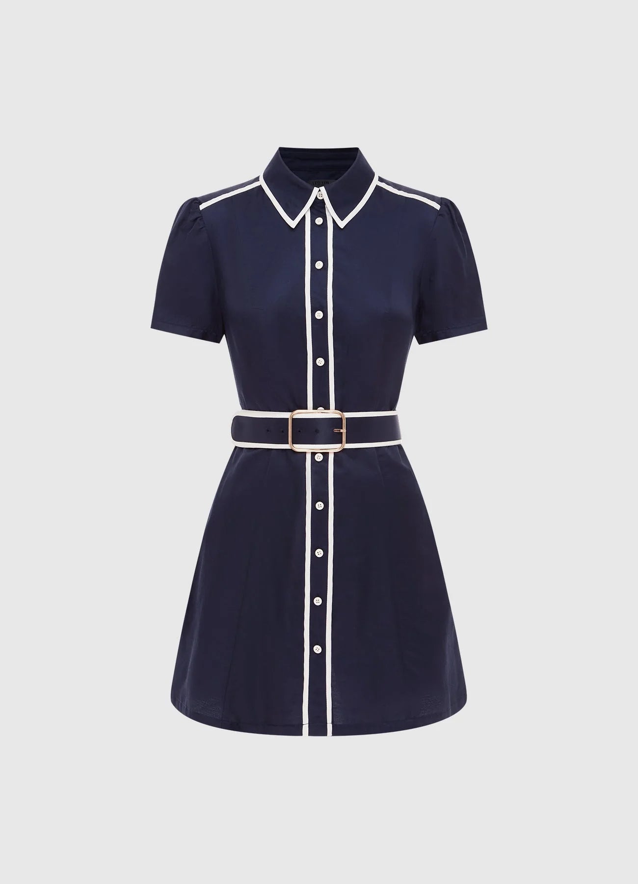 Leo Lin - Spencer Shirt Mini Dress