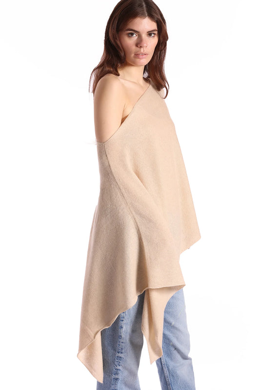 Minnie Rose - Cashmere Ruana Wrap