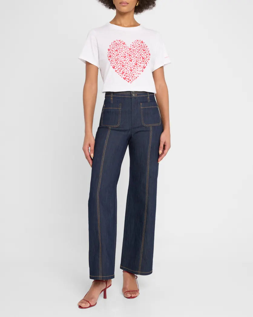 Cinq a Sept-Heart of Hearts Tee