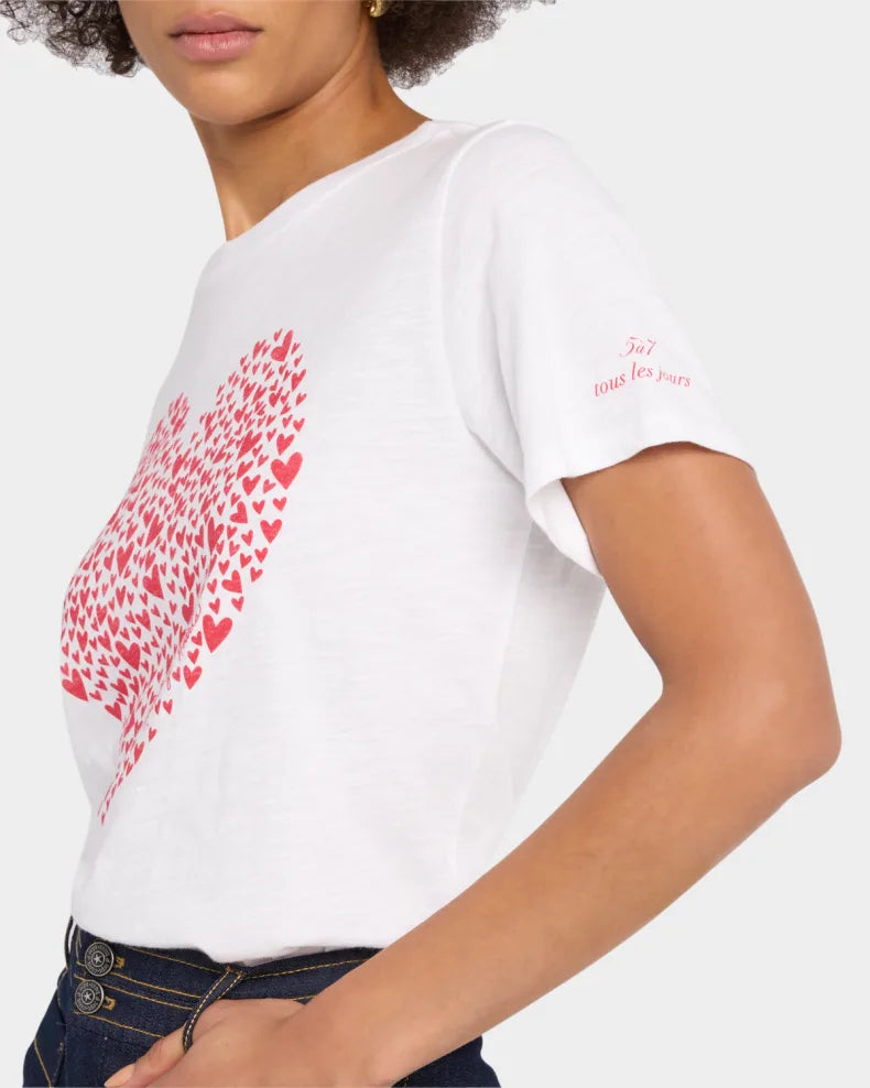 Cinq a Sept-Heart of Hearts Tee