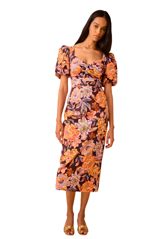 Hunter Bell - Fergie Dress Painterly Floral